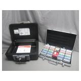 Poker Chip Set With Carry Case and Lockbox