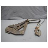 Iron Logging Clamp with Hook Attachment