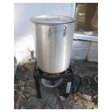 Outdoor Aluminum Boiling Pot With Burner