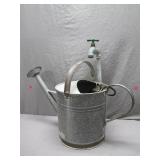 Galvanized Watering Can Fountain With Pump