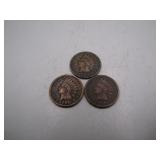 1905-1907 Indian Head Pennies Trio