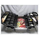 Large Fishing Tackle Box with Accessories