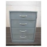 Metal Four-Drawer Storage Cabinet