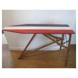 Wooden Ironing Board With Painted Design