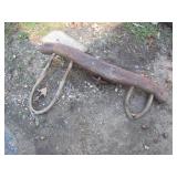 Antique Double Oxen Yoke With Ironwork