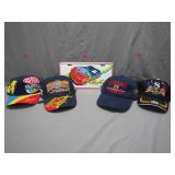Jeff Gordon Racing Caps and Plate Set