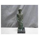 Brass Greek Philosopher Statue