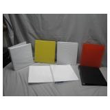 7 Empty Binders In Mixed Colors