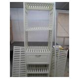 Tall Wooden Freestanding Storage Unit