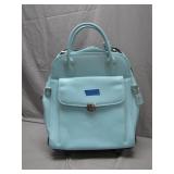 McKlein Rolling Laptop Bag in Light Blue