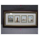 Framed Southern Maryland Lighthouse Art