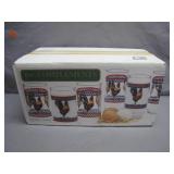 8-Piece Indiana Glass Rooster Cooler Set