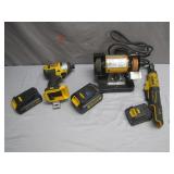 DeWalt Tools and Bench Grinder Set