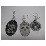 Three Ornamental Keychains