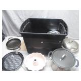 Pots, Pans, and Storage Bin