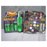 Pumpkin Carving Kit and Halloween Makeup Set
