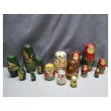 Hand-Painted Nesting Dolls