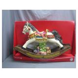 Merry Brite Fiber Optic Rocking Horse