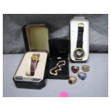 Watches, Jewelry, and Rings