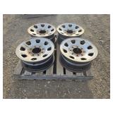 SET OF 18" 8 BOLT STEEL RIMS