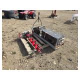 ICE AUGER, SNOWMOBILE PULL BEHIND SLED