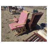 (3) ROCKING CHAIRS
