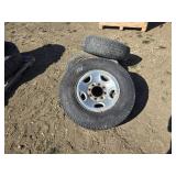 (3) 245/75R16 TIRES W/ RIMS