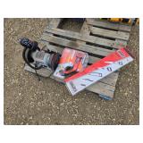 6" BENCH GRINDER, BLACK & DECKER HANDI SAW,