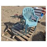 PATIO TABLE W/ 2 CHAIRS
