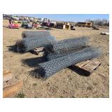 2 PALLETS CHAINLINK FENCE