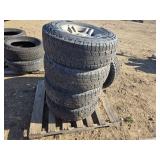 SET OF 5 LAUFENN 265/75R16 TIRES W/ RIMS