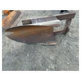 HOMEBUILT TREE SPADE FOR PALLET FORKS