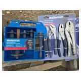 MASTERCRAFT PLIER SET, PUNCH SET, BEACONS,