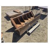 (2) CORNER SHELVES