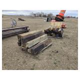 2 PALLETS RAILROAD TIRES