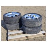 SET OF 4 235/50Z-R18 TIRES W/ RIMS