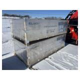 UNUSED 42'X30' TRIPLE GARAGE METAL SHED