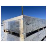 UNUSED 20'X30' STEEL CARPORT W/ ENCLOSED SIDEWALLS