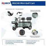 UNUSED MINI GOLF CART, 2 SEATER