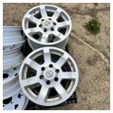 (4) 17 NISSAN RIMS