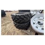 (2) 25' TIRES ON 12' RIMS