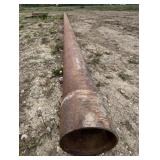 APPROX. 9'X28' METAL PIPE