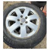 (3) AUDI RIMS + 235/65R18 TIRES