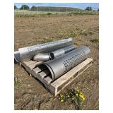 PALLET OF TRUCK EXHAUST PARTS