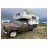 1982 F250 PICKUP + CAMPER