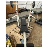 FREE SPIRIT BENCH PRESS W/ 120lbs OF WEIGHT