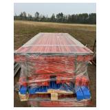 UNUSED HEAVY DUTY 40' 6-SECTION STORAGE SHELF