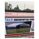 UNUSED 40X20X14 ALL STEEL CARPORT