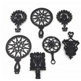 Cast Iron Decorative Trivets & Wall Plaques