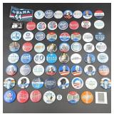 Obama Political Campaign Buttons